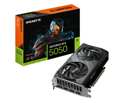 Karta graficzna NVIDIA Gigabyte GeForce RTX 5050 Windforce OC 8GB GDDR6 DLSS5